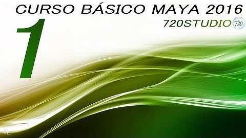 Curso Básico Maya 2016 Parte 1 - Tutorial Para Principiantes - En Español