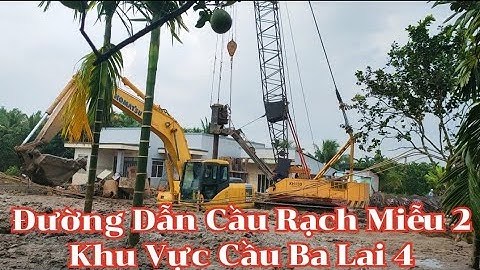 Công trình Cầu Rạch Miễu 2 Đoạn Cầu Ba Lai 4 Xã An Khánh Châu Thành Bến Tre / Cầu Rạch Miễu 2