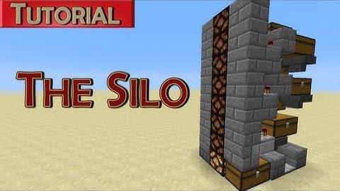 Minecraft Tutorial: The Silo - Bulk Storage with Status Indicator