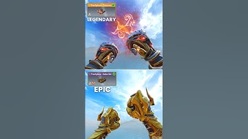 Legendary vs Epic Prizefighters in CODM