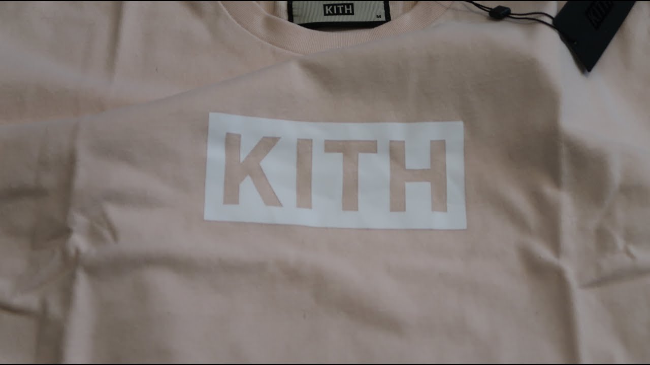 Kith Classic Logo Tee 'Light Pink' Unboxing - YouTube