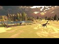 Dinosaurs Roaming Screensaver Animated 3D Computer Generated