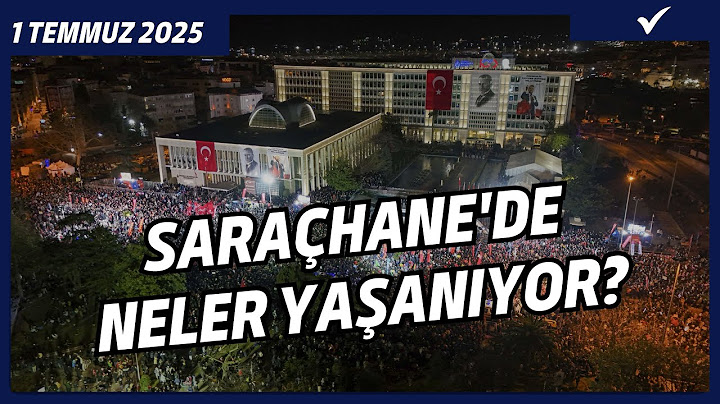 CANLI YAYIN İMAMOĞLU'NUN TUTUKLANMASININ ARDINDAN 100 GÜN GEÇTİ SARAÇHANE'DE NELER YAŞANIYOR?