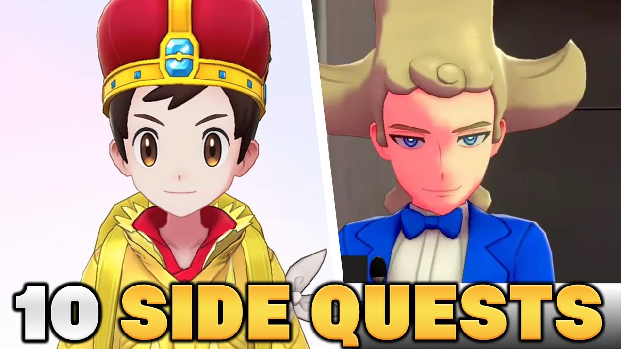 10 SECRET & HIDDEN Side Quests in Pokemon Sword and Shield CROWN TUNDRA -  YouTube