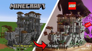 I Made A Huge Lego Minecraft Castle! 🏰 | Lego Minecraft MOC\/Set