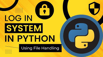 Login System in Python | Using File handling