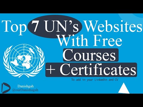 7 United Nations Websites for FREE Online Courses - Certificates ...