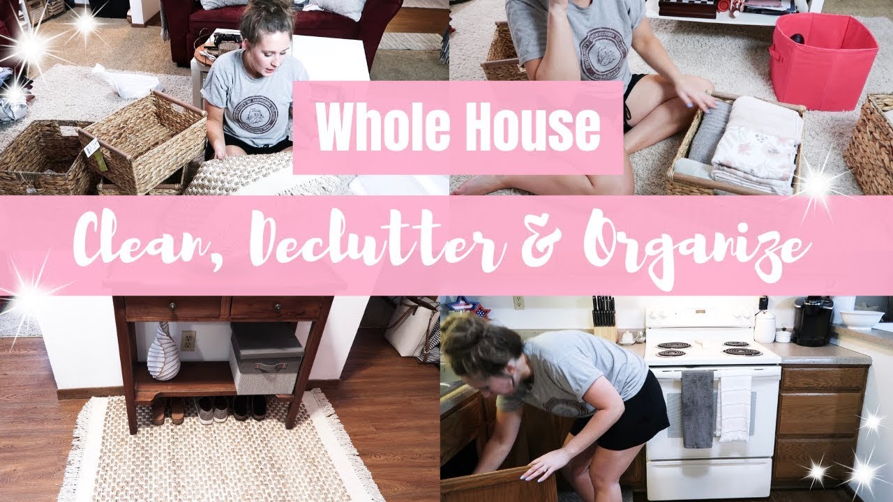 ALL DAY CLEAN WITH ME 2019 \\ EXTREME CLEAN, DECLUTTER & ORGANIZE ...