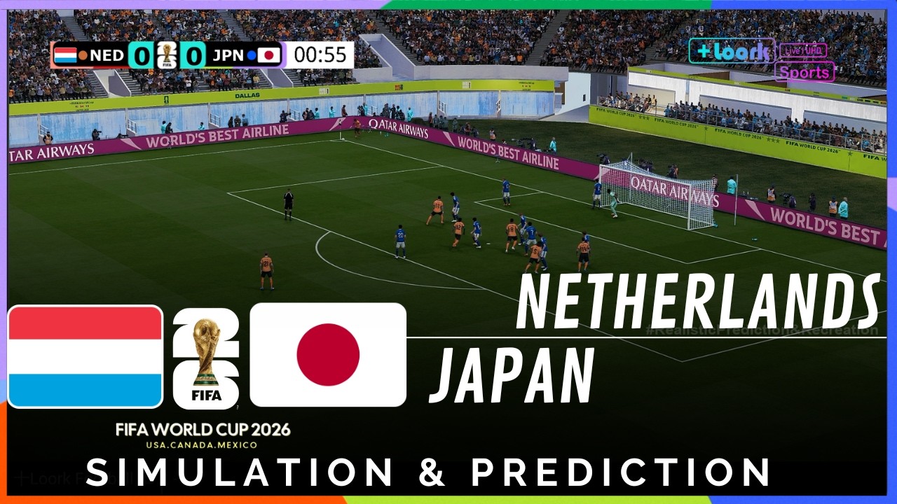 ✅ Netherlands vs Japan | 2026 World Cup | Realistic Prediction and Recreation (Gameplay)