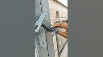 sliding gate lock ideas #slidinggatelock #shortvideo