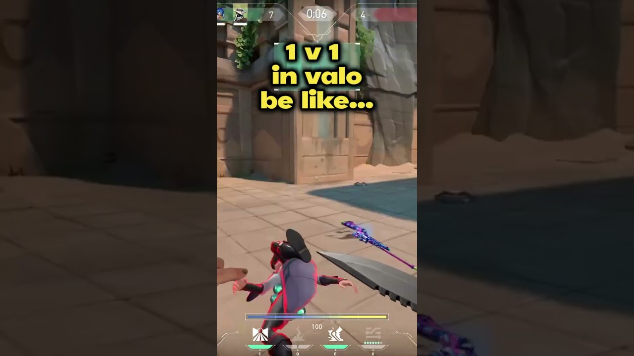 1v1 in valorant be like... 