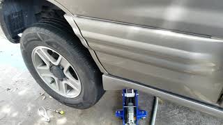 2003 Chevy Tracker fuel filter pt1 #shorts