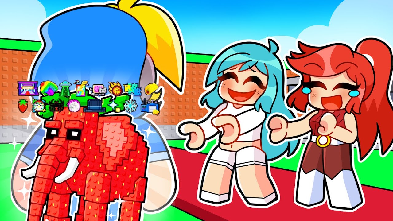 MI FINGO NOOB ma ho segretamente lo STRAWBERRY ELEPHANT su ROBLOX STEAL A BRAINROT!