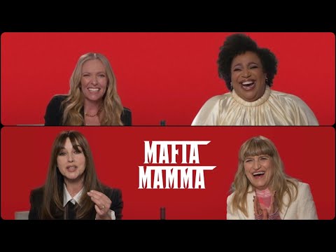 MAFIA MAMMA Cast Interview! Toni Collette, Sophia Nomvete, Monica Bellucci, Catherine Hardwicke