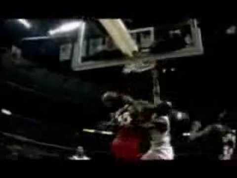 Jordan dunks on Mutombo and finger waves