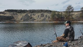 ROCKY LOWLAND Trout Catch & Cook — Eating Trout Roe (Fish Eggs)