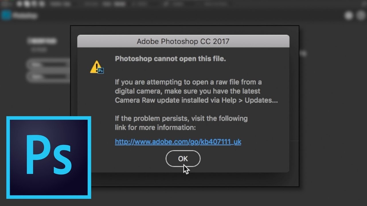 i cant edit my photo works on adobe photoshop cc 2017