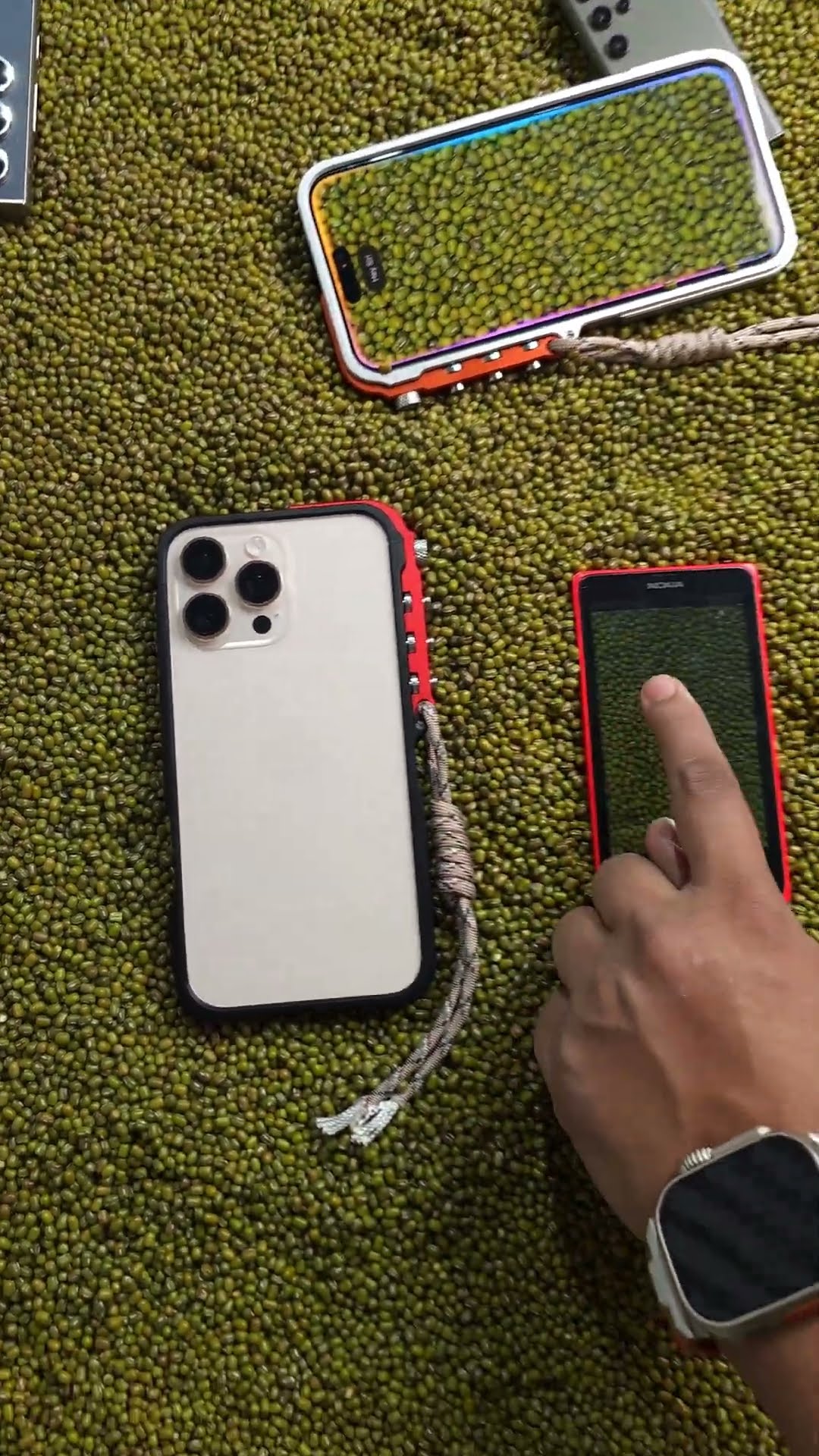 Iphone 16pro pro max Nokia X mobile display quality testing ???? samsung S25ultra comming  #shorts