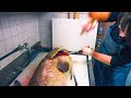 【死闘】幻の天然巨大クエ35kg VS ファイティング女将！九絵料理 職人技 日本 大阪 大海