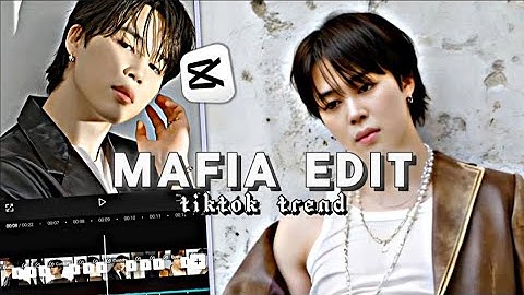 JIMIN - MAFIA EDIT || CAPCUT TUTORIAL || SIMPLE TUTORIAL || EDITING #KPOP #bts #jimin #edit
