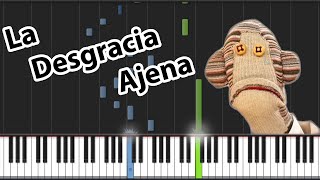 La Desgracia Ajena - 31 Minutos - Piano Instrumental Tutorial