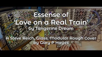 Love on a Real Train. faster original Tangerine Dream 109 bpm tempo (vs 96 bpm you can see on Pams)