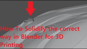 How to Solidify a mesh for 3D Printing in Blender | Tutorial