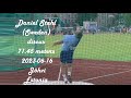 Daniel Ståhl (Sweden) discus 71.45 meters 2023-06-16 Jõhvi Estonia.