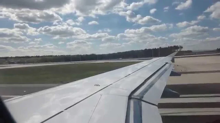 Lufthansa German Air Lines Frankfurt-Brussels Economy Class (A319-100) video report (Apr 2014)