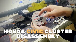 Honda Civic Cluster Disassembly