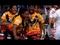 PNG ORCHIDS MAKE HISTORY ! (PNG 20 ENGLAND 16)