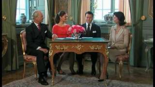 Kronprinsessan Victoria Och Daniel Westling Förlovade