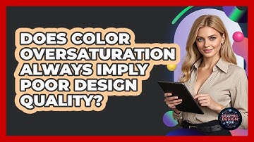 Does Color Oversaturation Always Imply Poor Design Quality?