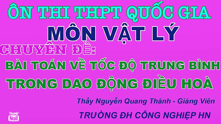 Bài toán về tôc độ trung bình năm 2024