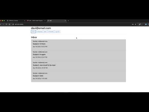 CS50W - Project 3 - Mail