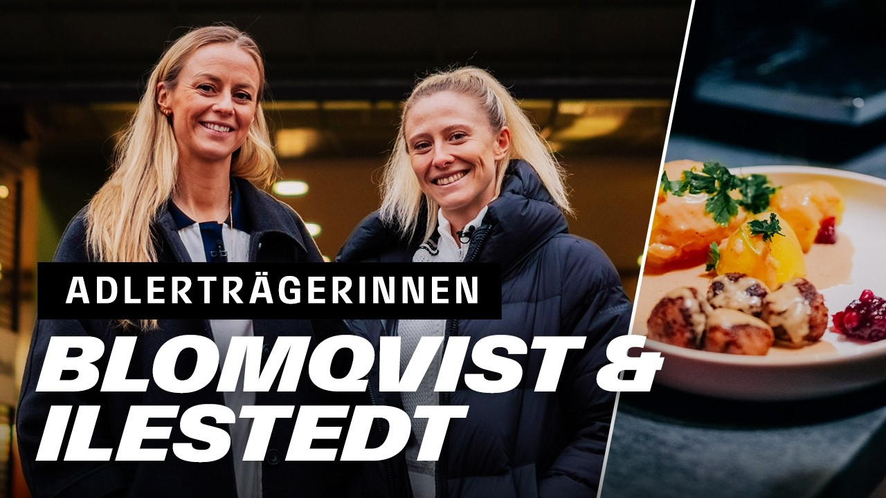 SO bereitet man Köttbullar wirklich zu! | Adlerträgerinnen: Rebecka Blomqvist und Amanda Ilestedt