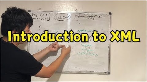 Day 525 - Teaching Kids Programming - Introduction to XML Data Format - What is XML?