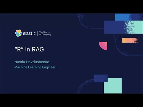 RAG and Elasticsearch: Bringing Context to Search - YouTube