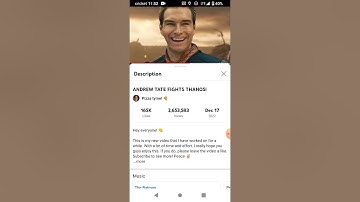 Andrew Tate vs Thanos reaction