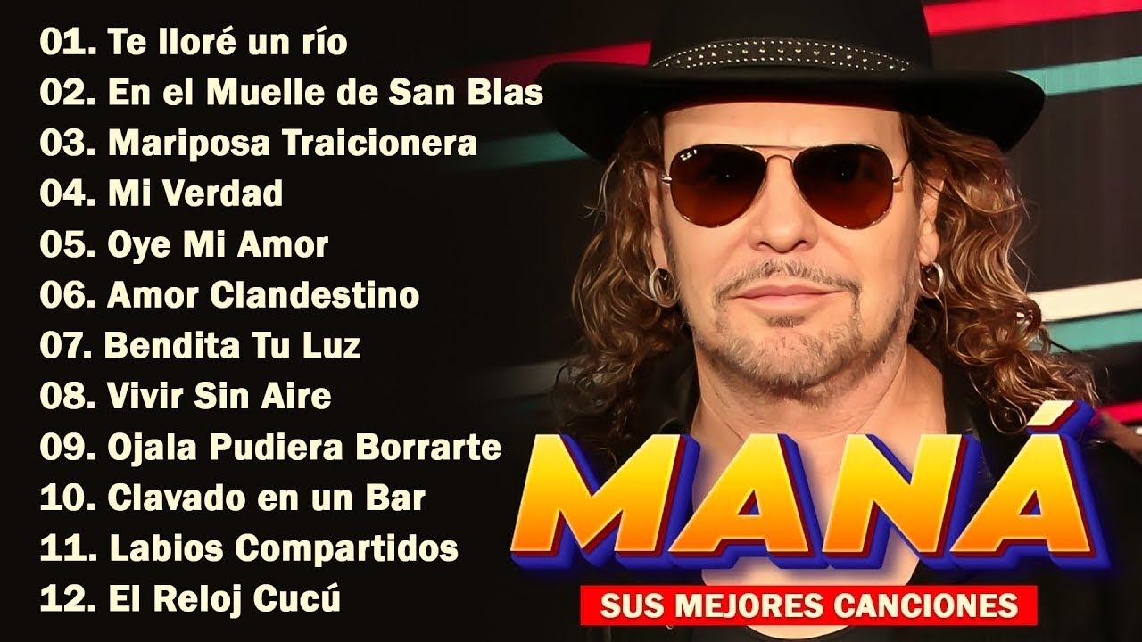 Mana 20 Super Éxitos Románticas Inolvidables - Mana Sus Mejores Canciones - Lo Mejor de Maná 