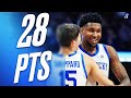 Justin edwards scores careerhigh 28 pts against no13 alabama