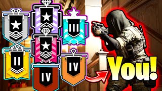 What Your RANK Says About YOU | Rainbow Six Siege