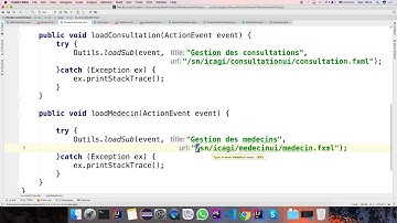JavaFx - Naviguer entre des fenêtres FX, Suite- video 24