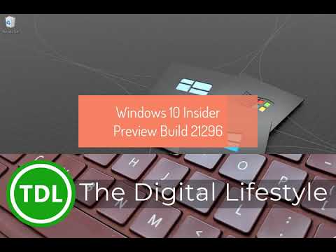 Hands on with Windows 10 Insider Preview Build 21296