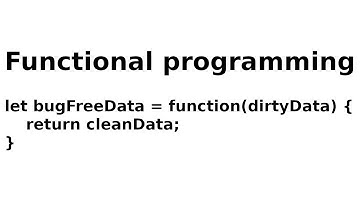 Functional programming: Writing bug free programs
