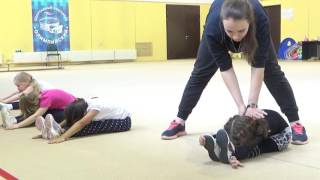 Офп, гимнастика, растяжка #фигуристы дети первый год обучения #miss Kate Gymnastic. Figure skater. 2