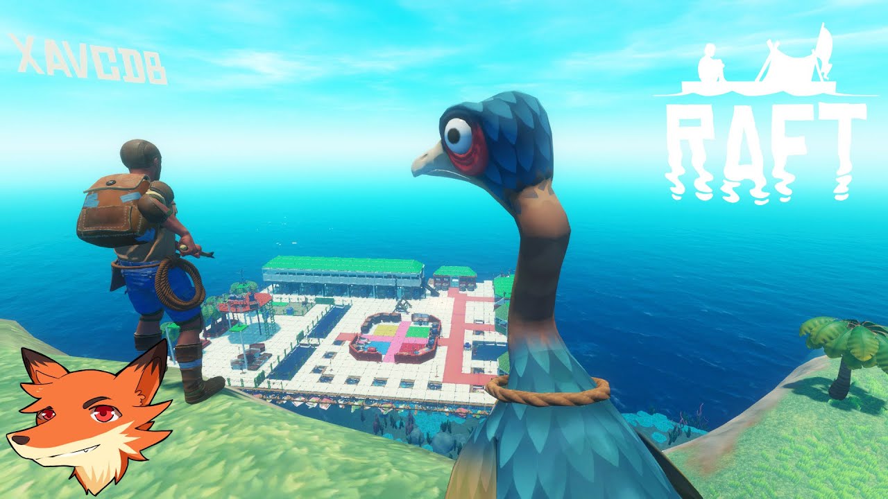 Raft S03e08 [FR] Coup de foudre entre Xav et une pintade : les yeux ...