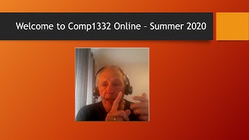 Comp1332 Summer 2020 Introduction Video