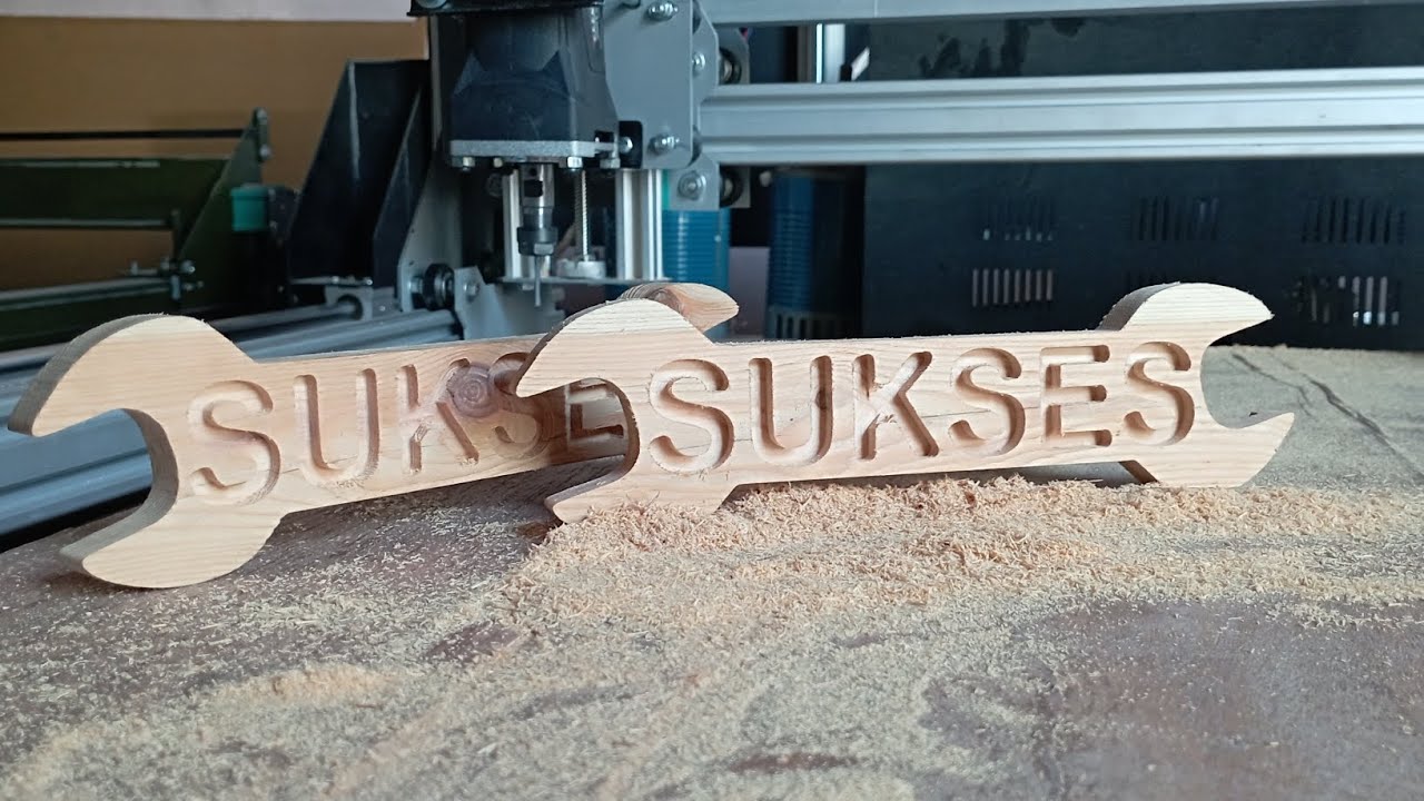 Kunci Sukses, mesin cnc router mini dengan area kerja 40x60 #cncduniawi ...