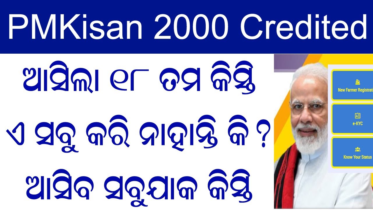 PM Kisan Yojana 18th Installment Payment Released | how to check status PMKisan